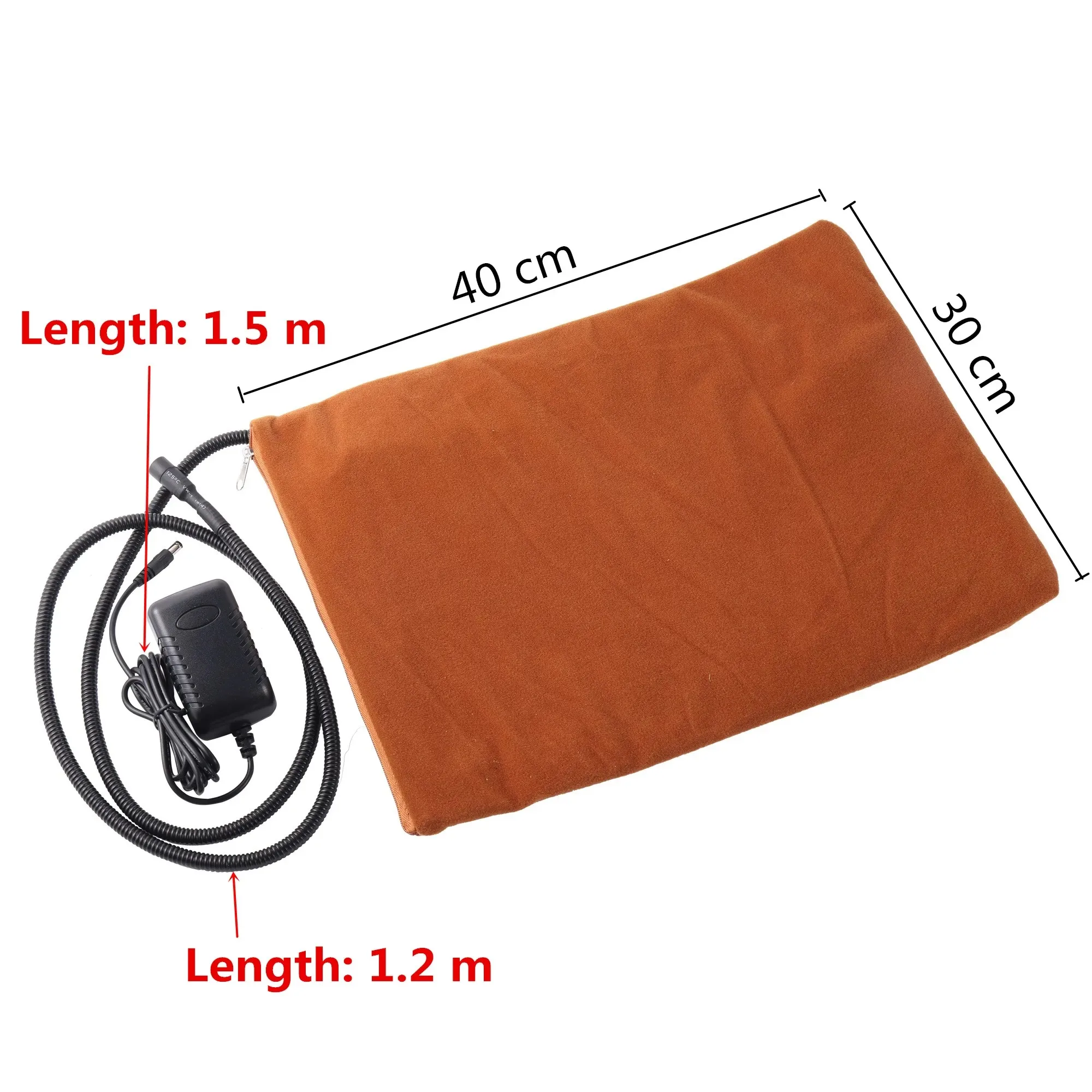 1Pc Pet Heating Pad Electric Heating Blanket Dog Heating Insulation Mattress Pet Cat Dog Winter Reptile Outdoor Warm Heating Pad