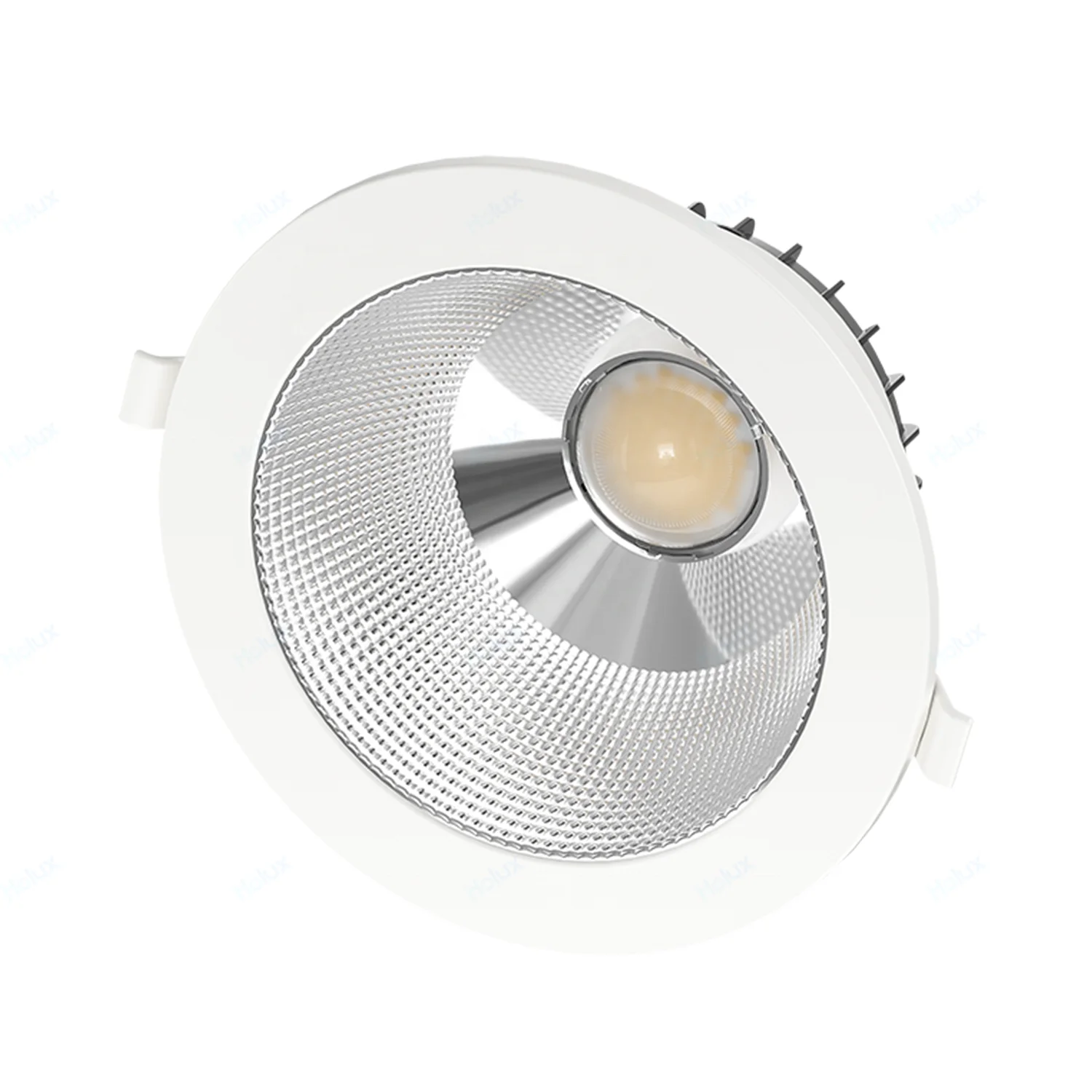 

35W Round Aluminum Housing Dimmable 3cct Embedded Light Emitting Diode Downlight Cob Integrated Light Emitting Diode Downlight