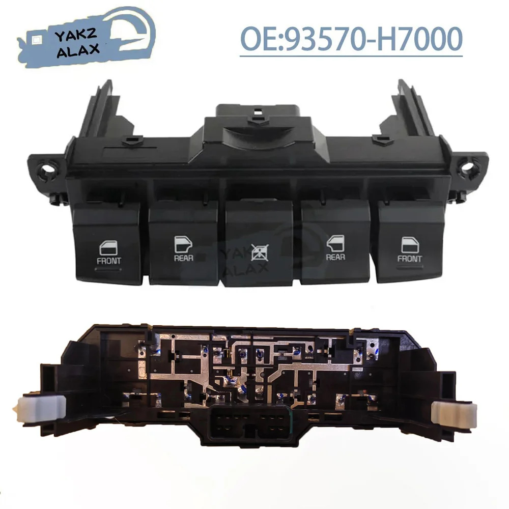 

Car Accessories 93570-H7000 Electric Master Power Window Control Switch Controller Lifter Button for Kia Soluto Pegas 93570H7000