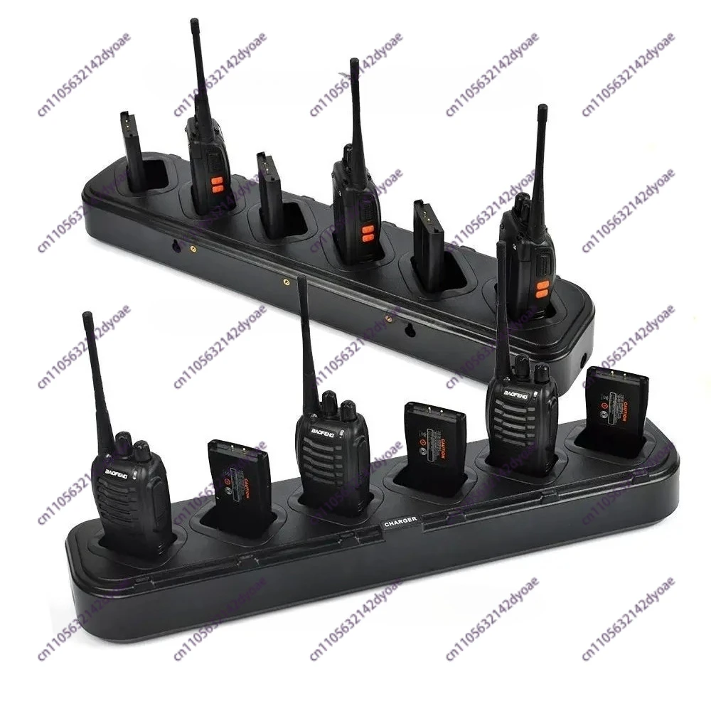 Battery Charger Six Way Rapid Charger For Radios UV-82 UV-5R BF-888S Talkie Six…