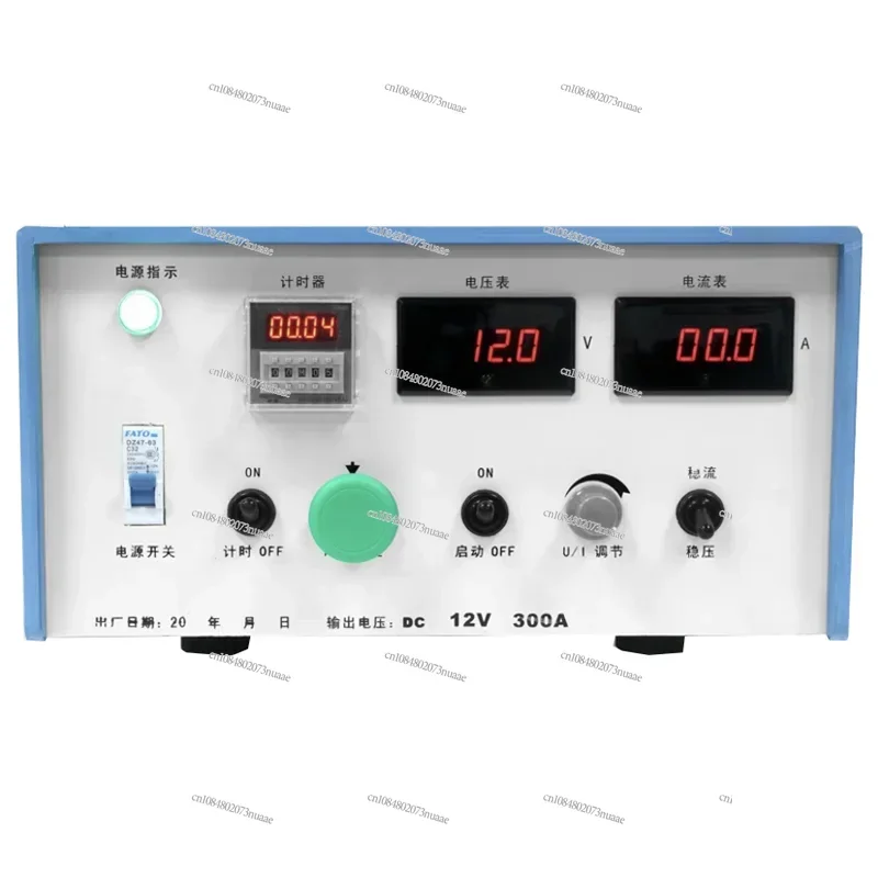 

300A 12V Высокочастотный переключатель-выпрямитель Гальваника Электролитический оксид Оцинкованный хромированный выпрямитель