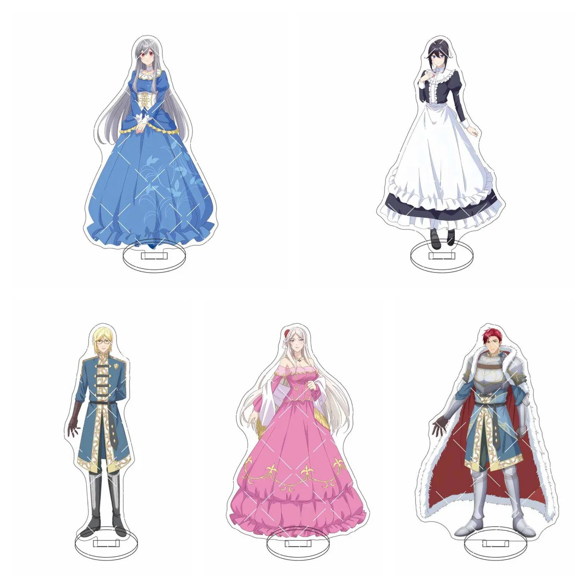 

15cm Anime The Oblivious Saint Can't Contain Her Power Keychain Acrylic Stand Model Figure Cosplay Character Gifts Decoration