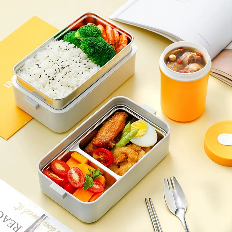 Cute Girl Lunch Box Plastic Bento Box For Women Office Use Female Meal Prep Box Food Container