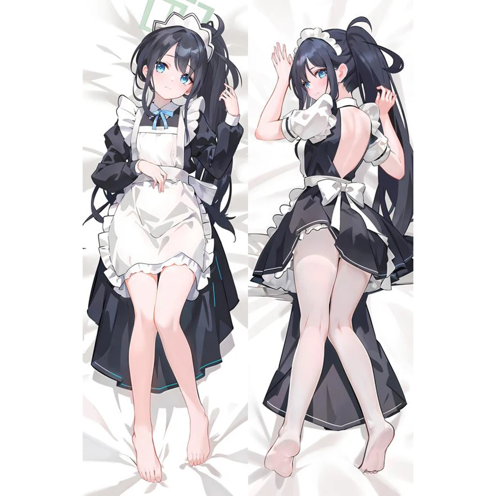 Anime Dakimakura Japanese Otaku Waifu Life Size Doublesided Hugging Body Pillow Cover Tendou Arisu Blue Archive