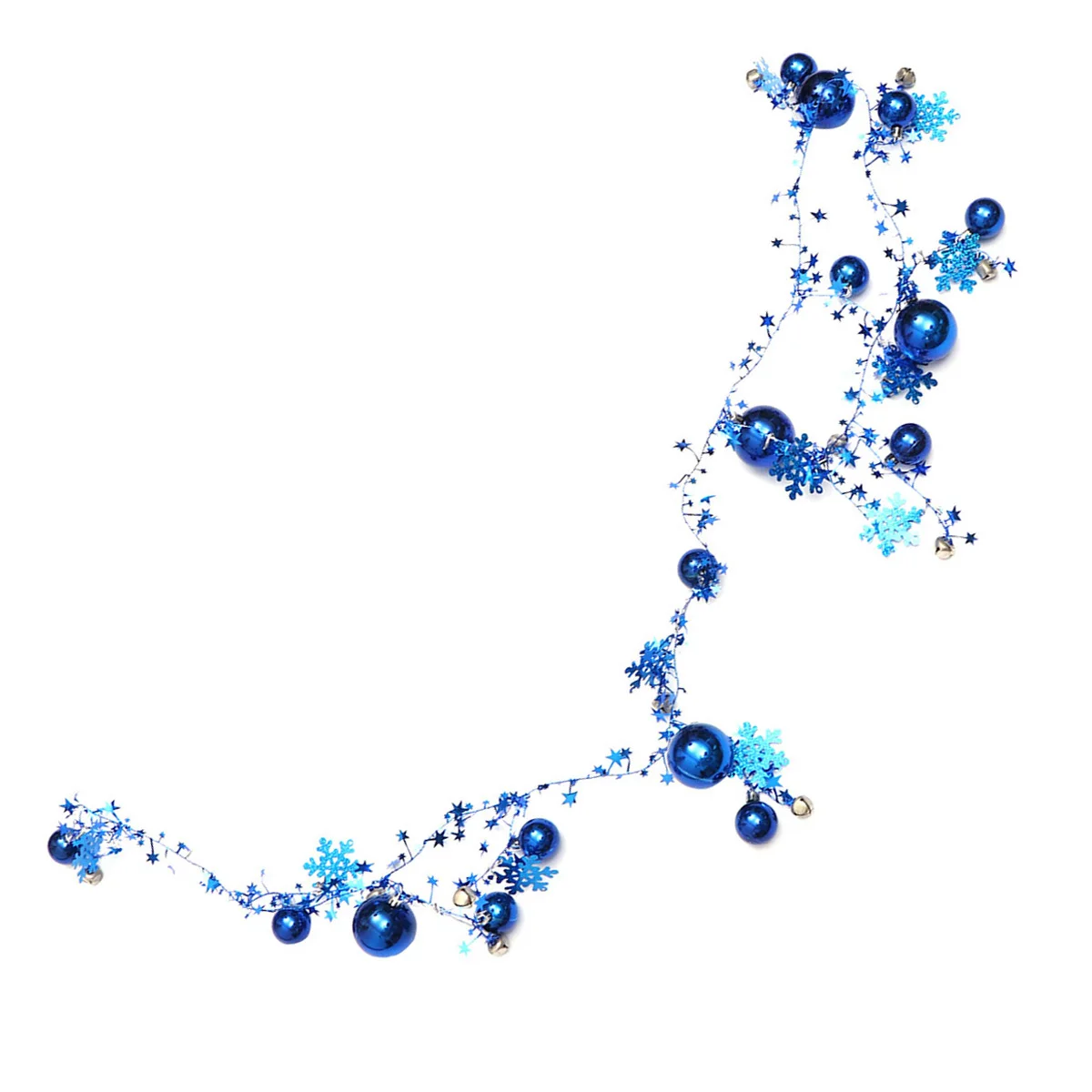 

1Pcs Christmas Bells Balls String Hanging Chain Exquisite Festive Decoration Home Garden Bar Accessories Bells Balls String