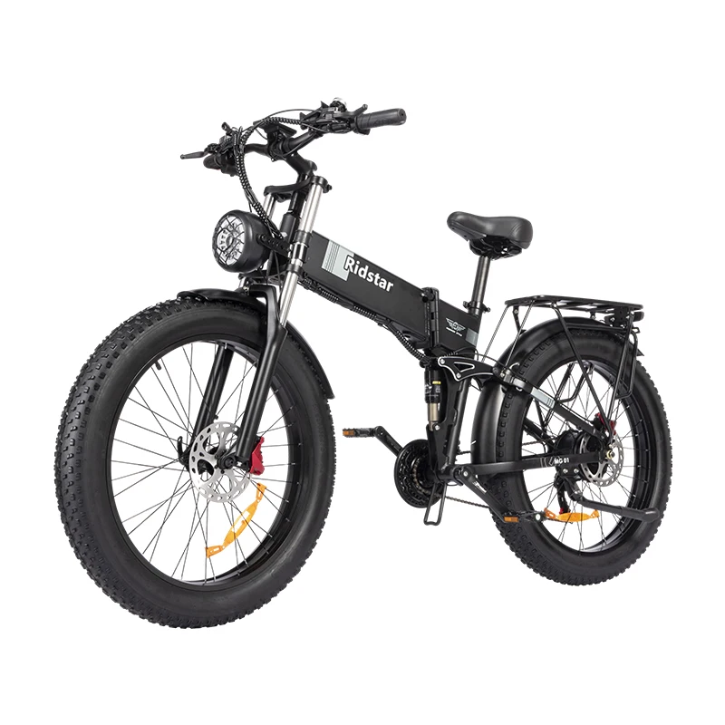 

2024 New Electric Bikes 1500W 20AH Battery Foldable Electric Bicycle 26*4.0Inch Fat Tire 7-Speed Mountain E-bike Oil disc brakes