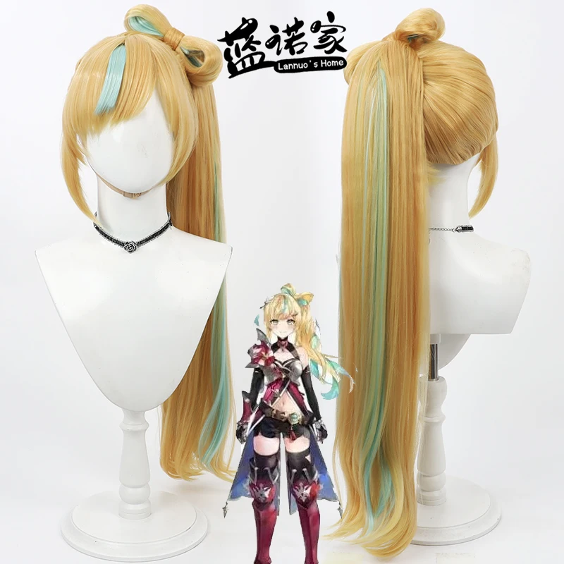 

Виртуальный YouTube Vtuber Mitsutoshi Tatenomiya Cos, парик для косплея, реквизит для Хэллоуина, карнавала, синтетические волосы + шапочка для парика