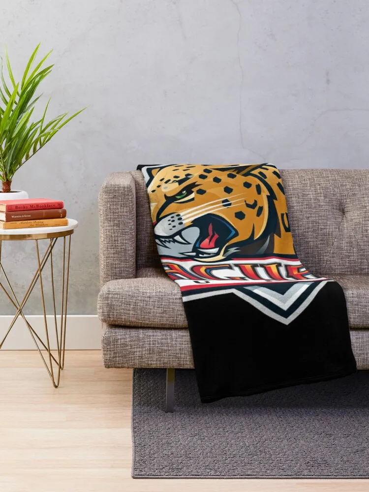 IUPUI Jaguars Throw Blanket for winter Polar Luxury Thicken Thermals For Travel Blankets