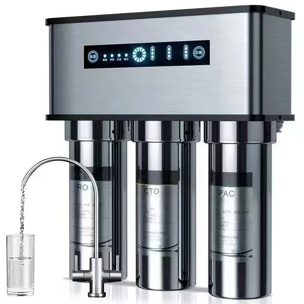 

Wholesale Undersink 600G Tankless Drinking Quick Stainless Steel Material RO Water Purifier System With Smart Display