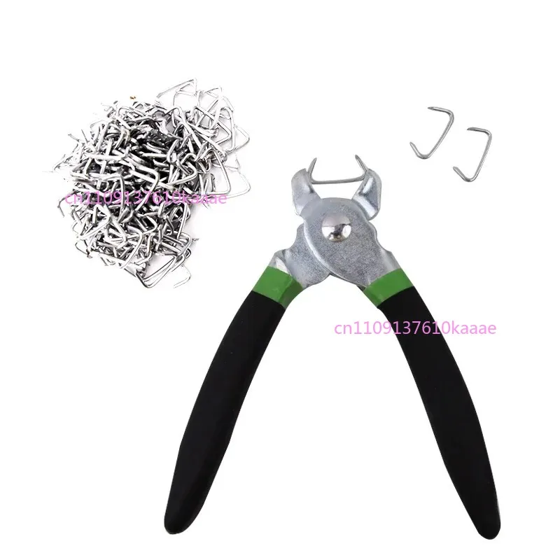 

Hog Ring Pliers Kit with Rings Tool Set for Seat Cover Upholstery Durable