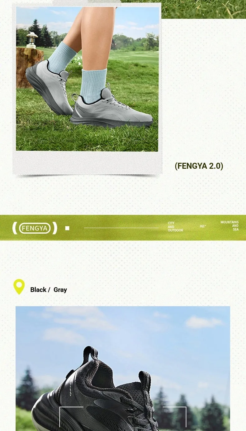 361 Degrees FengYa 2.0 Herren-Laufschuhe, weiche und elastische Passform, atmungsaktive Dämpfung, leichte Dämpfung, Herren-Sneaker 672612216 – Detail 10