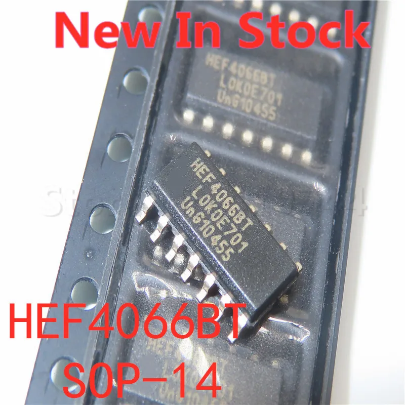 

10 шт./партия, HEF4066BT SOP-14 SMD, аналоговый переключатель, микросхема, новая Оригинальная интегральная схема