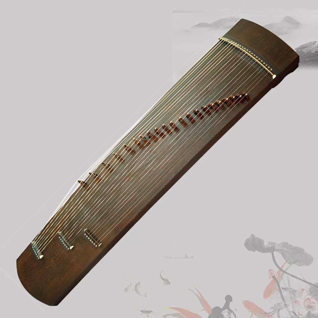 

Professional 21 Strings Paulownia Guzheng Tang Style Chinese Zither Koto Traditional Instrument with Full Accessories