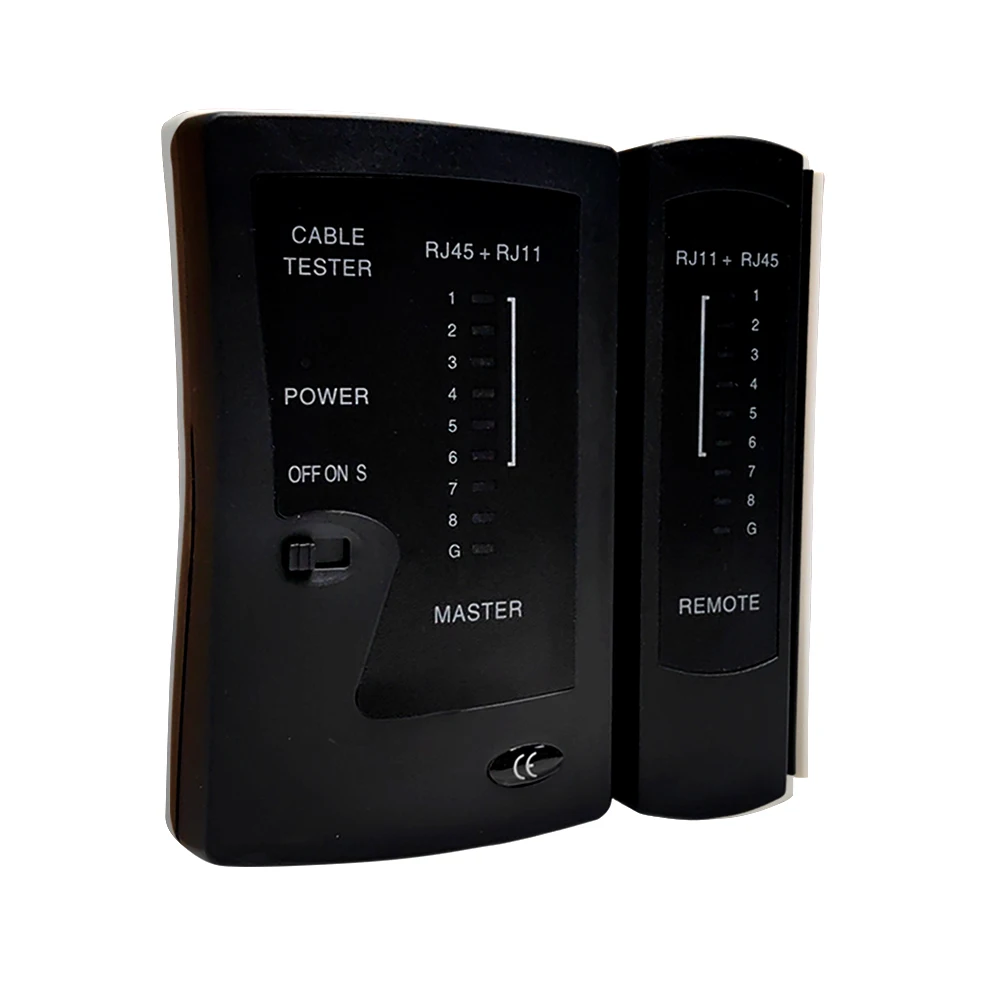 جهاز اختبار كابل إيثرنت للشبكة UTP STP كابل محمي وأداة فحص اتصال خط الهاتف
