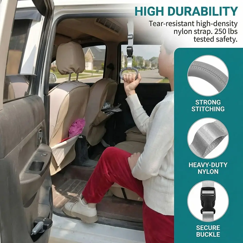 

Adjustable Disabled Door Handle Bed Assist Strap Support Handle Elderly Car Assist Tool Standing Aid Comfortable