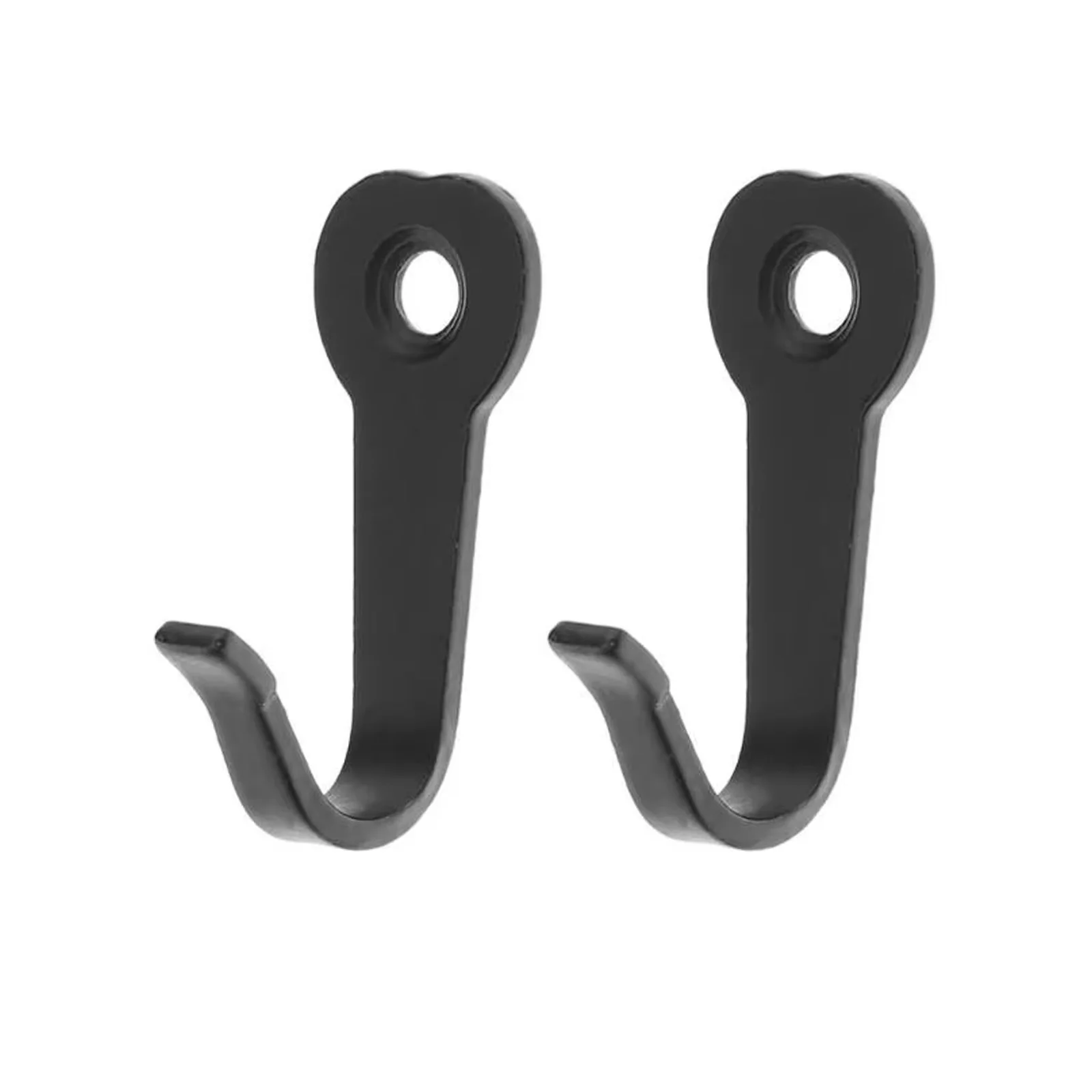 10Pcs/lot Key Hooks Hangers Black Wall Hooks Rustic Key Coat Bag Hat Hanger Rustic Clothes Hooks Wall Hanging Cloth Hanger
