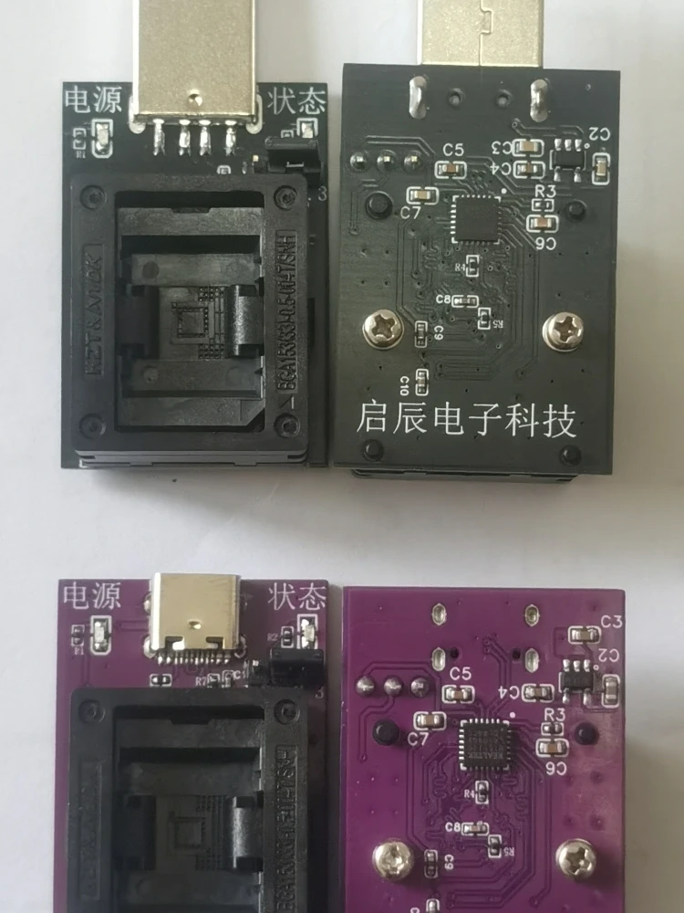 Emmc Programmer, Emmc153 Burn-in Slot to USB2.0, Data Recovery, Xiaodu Font Library Reading and Writing