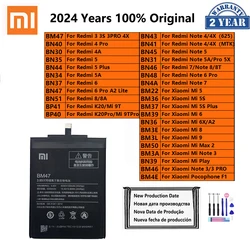 Xiaomi Original Redmi Hongmi Note Mi Max 2 A2 3 3S 4 4A 4X K20 5 5A 5X 5S 6 6X 7 8 8A 9 Lite Plus Pro Pocophone F1 Phone Battery
