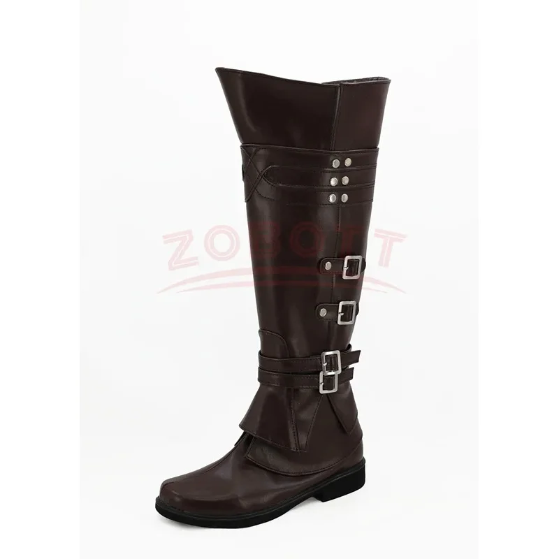 

Anime Cosplay Game Assassin Ezio Auditore Cosplay Party Boots Halloween Party Shoes Unisex Game Assassin Ezio Auditore Cosp 72th