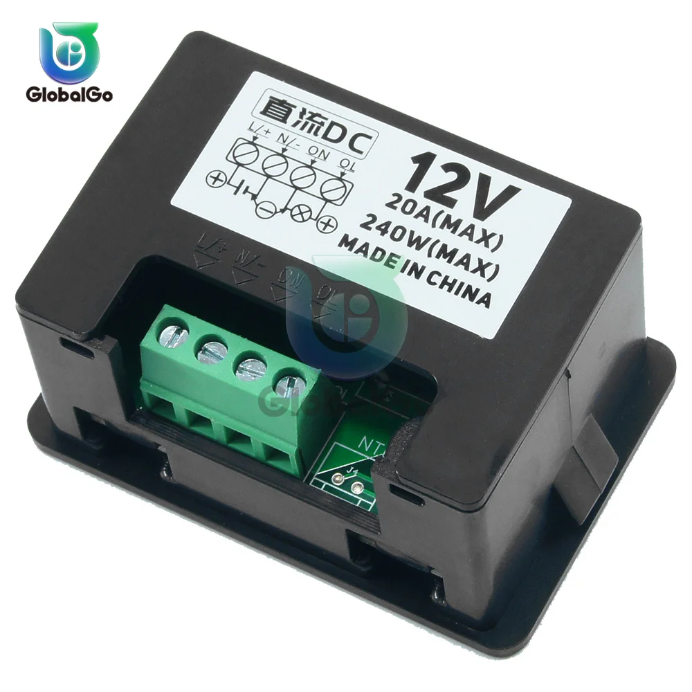 T2310 Normally Open Relay Time Controller DC12V DC24V AC110~220V Countdown Timer On/Off Switch Delay Timer Relay Module