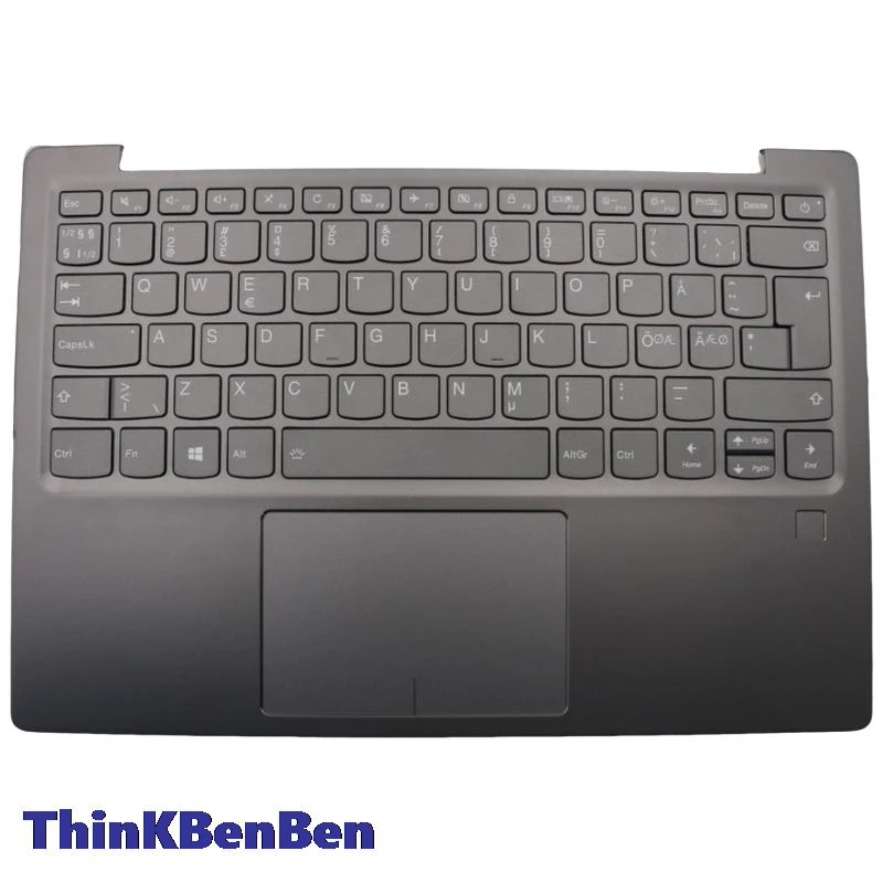 

NDC Nordic Keyboard Iron Gray Upper Case Palmrest Shell Cover For Lenovo Ideapad 720S -13 13ARR 13IKB Laptop 5CB0P18907