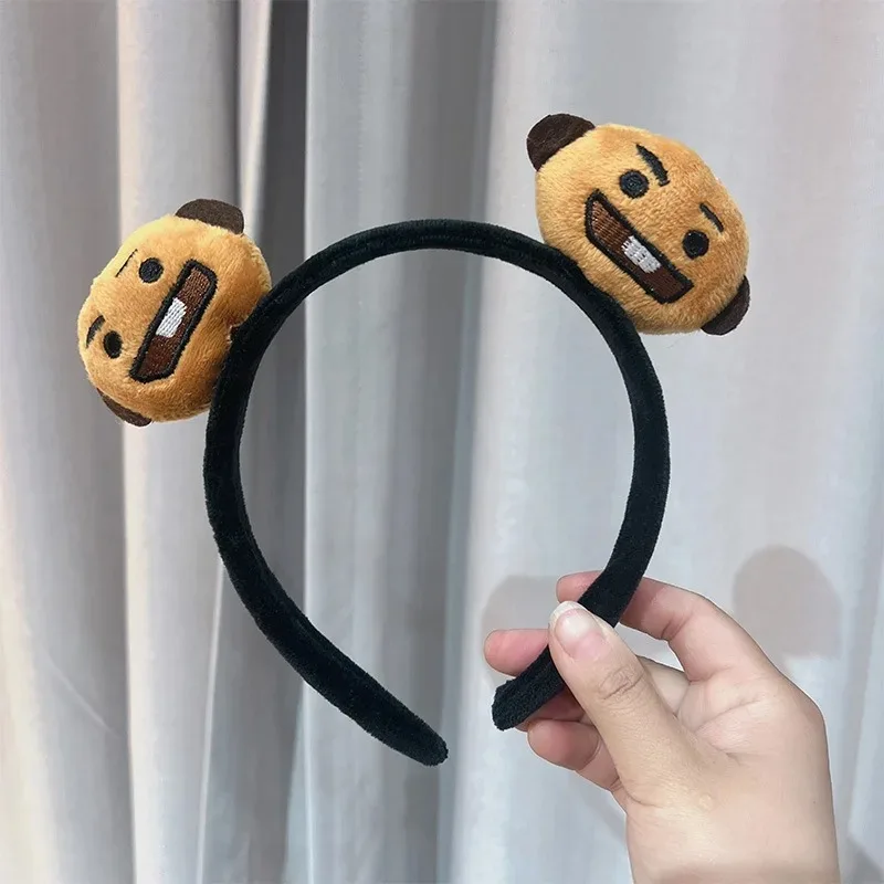 BT21 Koya RJ Shooky Mang Tata Chimmy Cooky Niedliches Cartoon-Puppen-Stirnband Anime-Zubehör Dekoratives Stirnband – Detail 4