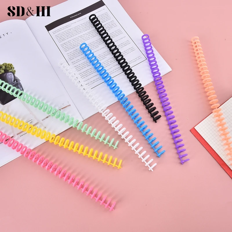 10Pcs 30 Holes Circles Ring Loose-leaf Book Album Binder Spiral Binding Clips