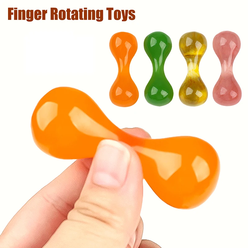 

Resin Knucklebone Rotate Decompression Toy Finger Exercise Relaxation Massage Hand Acupoint Massager Anti-Stress Tool