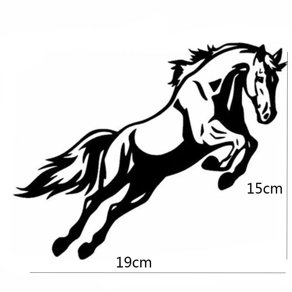 Universal Funny Horse Car Sticker Bump Vinyl Decal Window