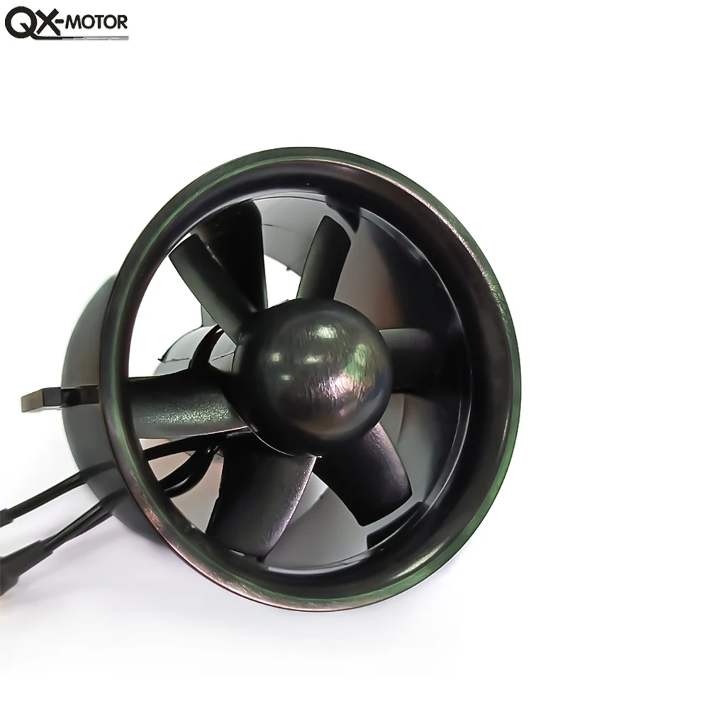 QX-MOTOR QF2822D-2222 70mm EDF 6 Blades Ducted Fan Brushless Motor 3000KV for RC Jet Airplane Model