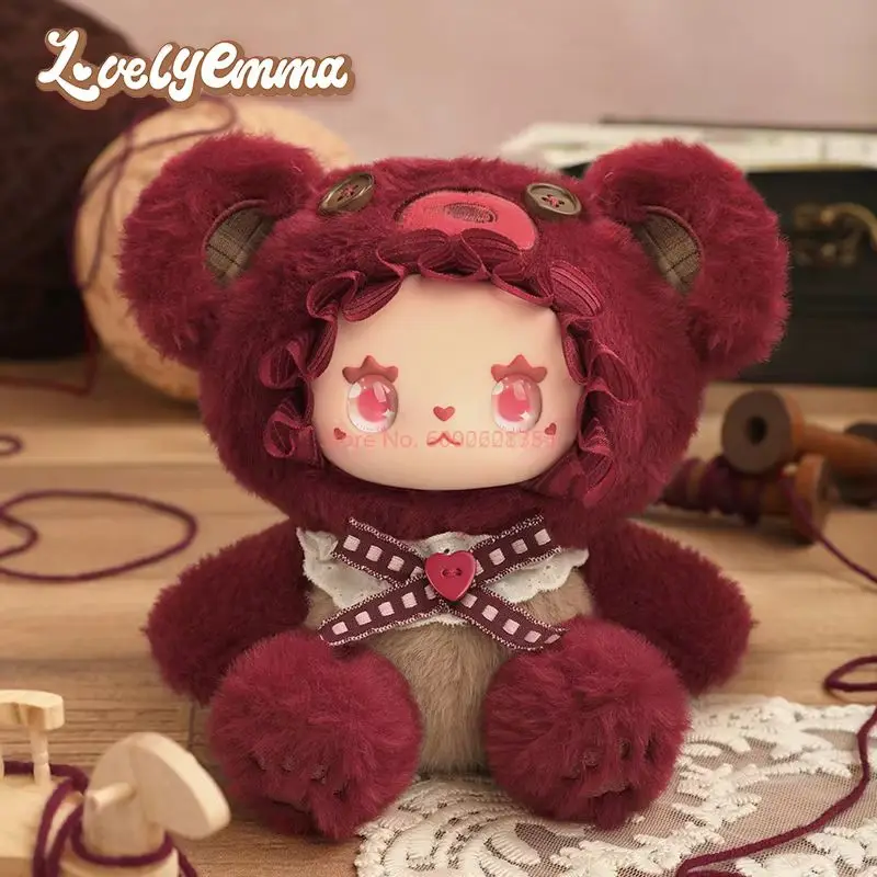 جميل إيما الدب التحالف سلسلة الفينيل الوجه صندوق أعمى أنيمي العصرية اللعب Kawaii صندوق غامض دمى حقيبة المعلقات الفتيات مفاجأة هدية