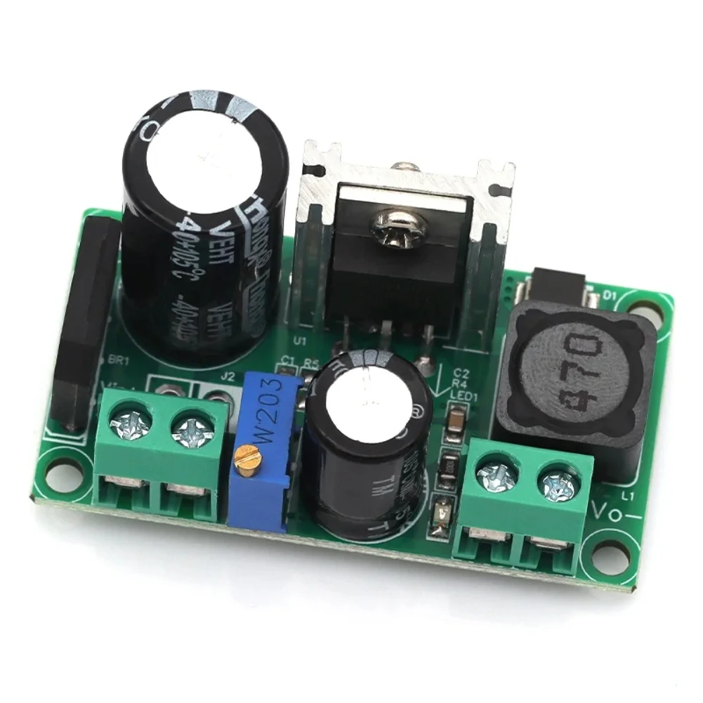 AC to DC Step-down Module Adjustable Output 3.3V-33V Supports Input Voltage AC 5V-30V and DC 5V-50V with 2.2A Continuous Current