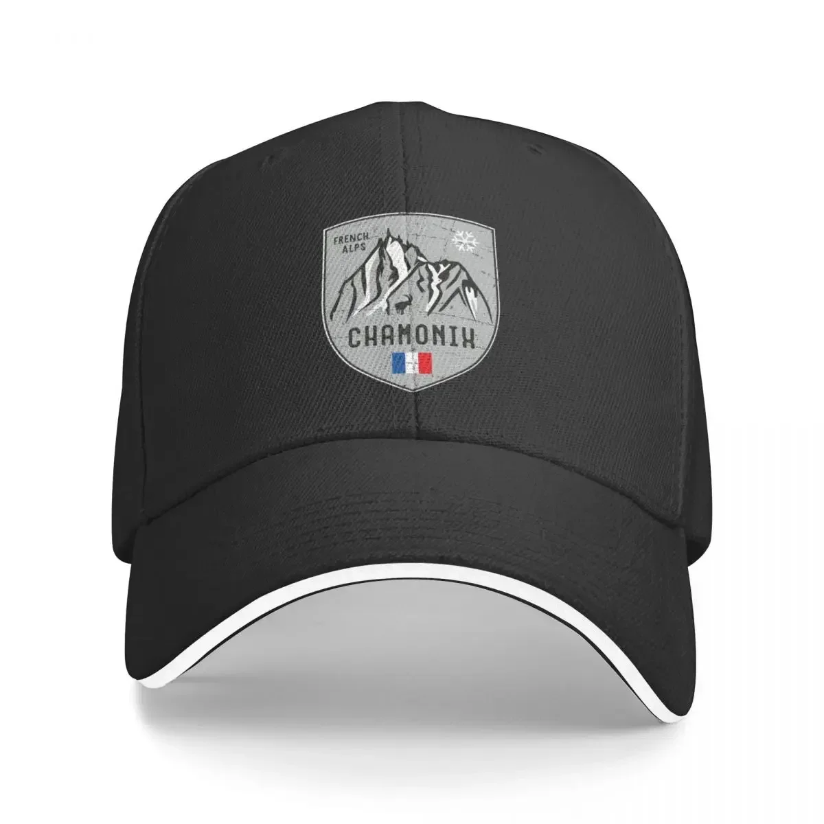 

Chamonix Mountain France Emblem Baseball Cap custom Hat Military Cap Man Visor Women Hats Men's