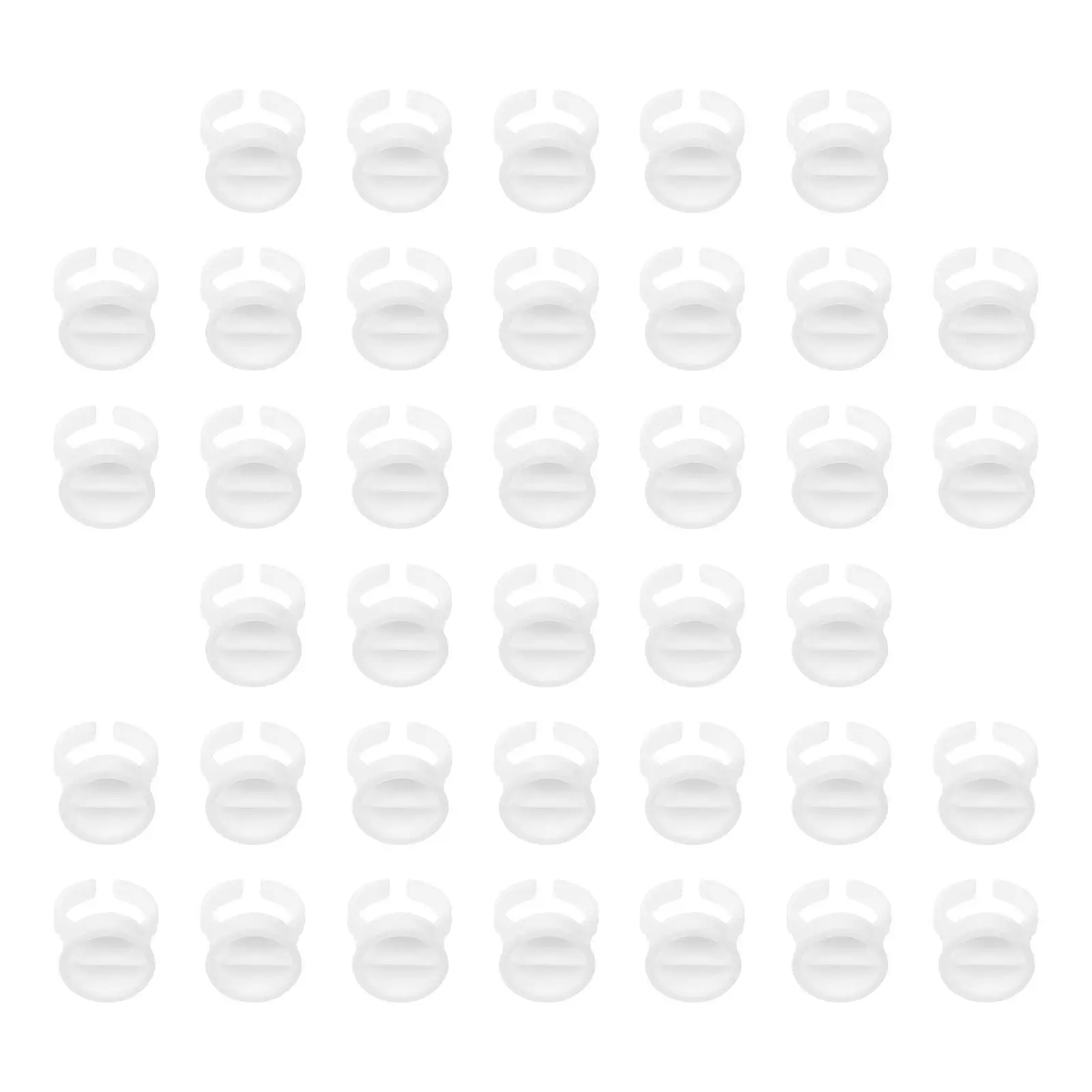 

500 шт. многоразовых колпачков-диспенсеров для пигмента (для ресниц, тату-чернил), профессиональный набор для салонов красоты и домашнего использования