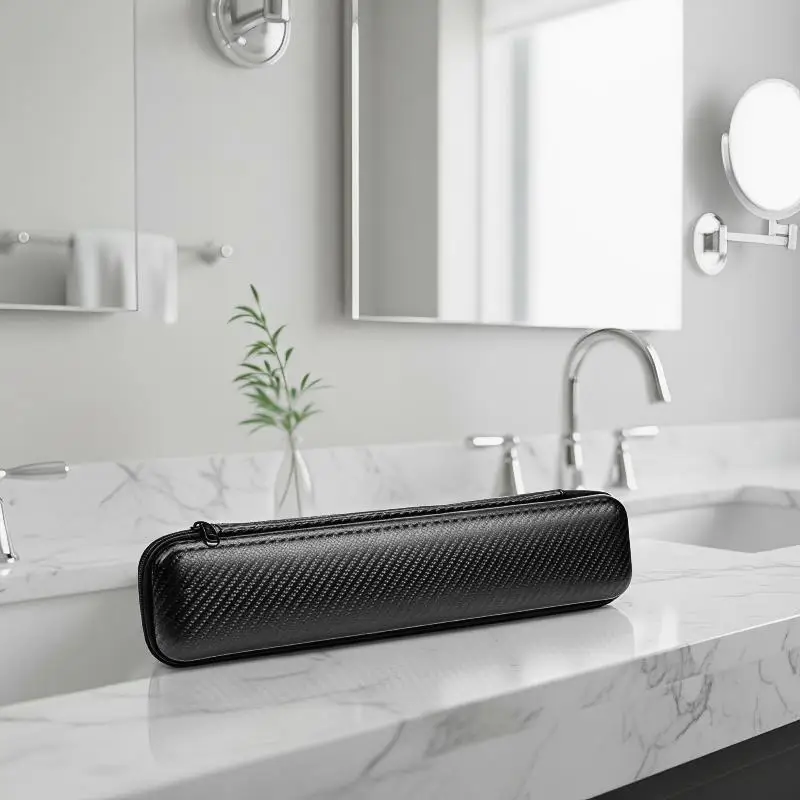 Hair Straightener Curling Iron Protective Storage Bag Portable Soft Lined Wear Resistant Carry Case for Business Trip