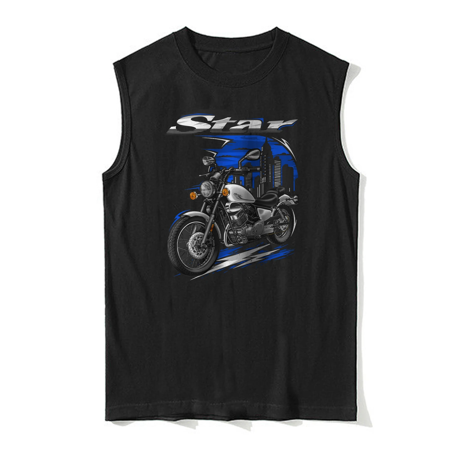 2016-2025 Models Japanese V-Star 250 Motorcycle Tanktop 100% Cotton O-Neck Casual Mens Tank Tops Rider Sleeveless Tee Shirt