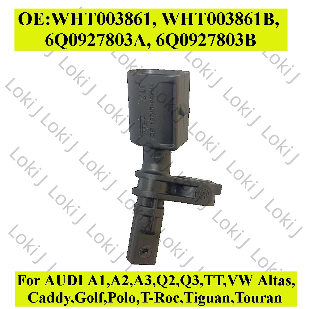

Датчик скорости переднего левого колеса ABS WHT 003861 ,WHT 003861 B Для AUDI A1, A2, A3, Q2, Q3, TT, VW Altas, Caddy, Golf, Polo, T-Roc, Tiguan, Touran