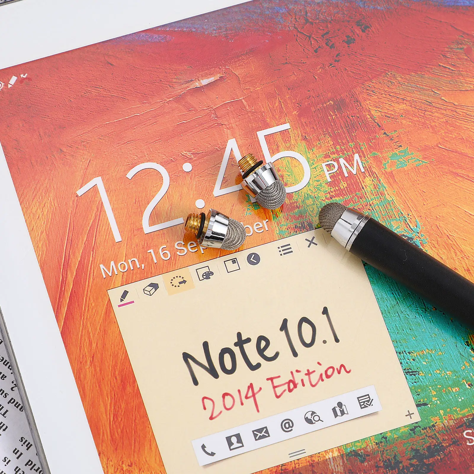 

10 шт. сменных наконечников M5 6,4 мм для емкостного стилуса, гальванизированные наконечники для карандашей и ручек, чувствительные, для точного письма