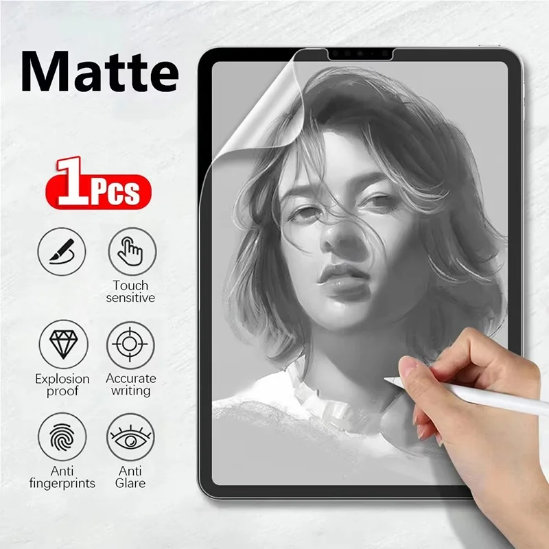 

Paper Feel Screen Protector Matte Painting Write Protective Film For iPad 10th 9th 8th 7th Air 5 4 Mini 6 Pro 11 Protective Film