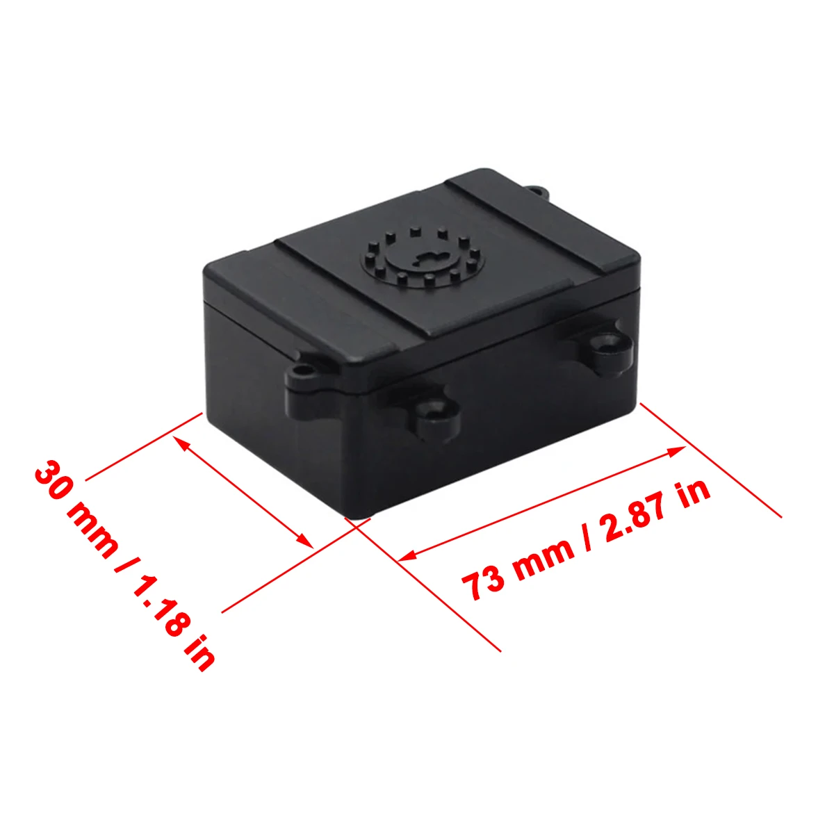 Receiver Waterproof Box RC ESC Receiver Dustproof Protector for 1/10 RC Crawler Car TRX4 Axial SCX10 90027 SCX10 90046 D90 D110