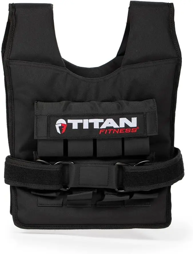 Elite Series Adjustable Weight Vest for Training, Sturdy Material, Red Color, Good for Jogging, Cardio, Walking