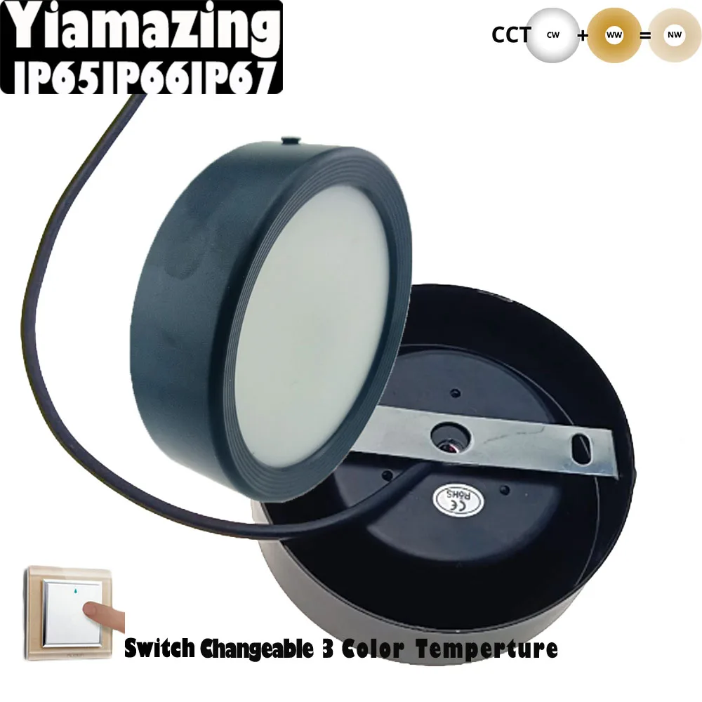 Changeable IP65 IP66 IP67 Outdoor Waterproof Surface Mounted LED Downlight 220V 7W 9W 12W 15W 18W Ceiling Lamp Wall Porch Light