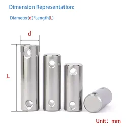 304 Stainless Steel Double Headed With Holes Cylindrical Pin Shaft Locating Pins And pin