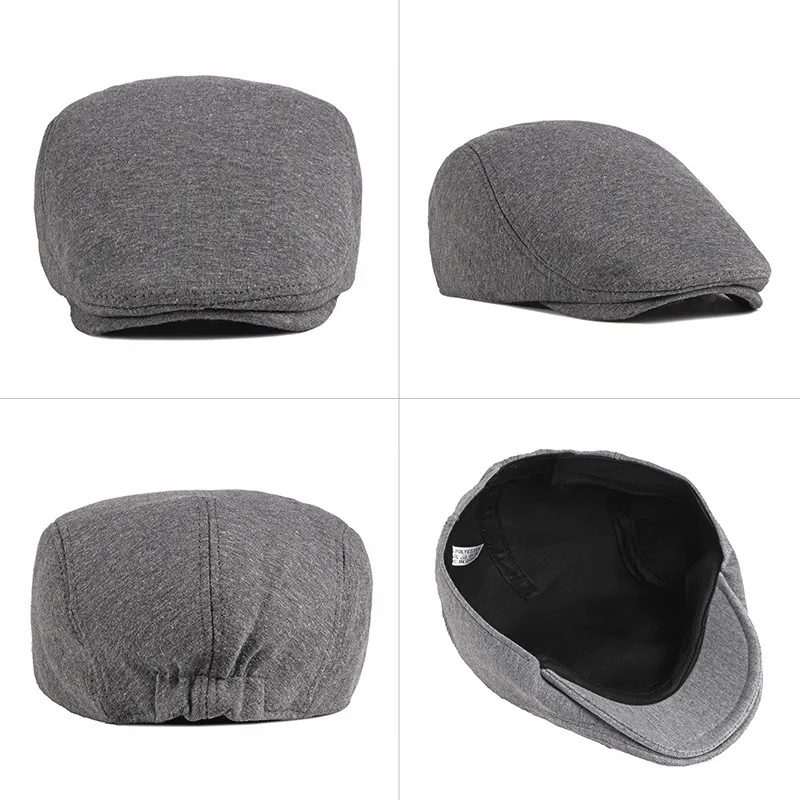 Cotton Knit Berets Men Women Newsboy Caps Girl Casquettet French Artist  Beanie Hat Vintage Plain Elegant Hot-sales