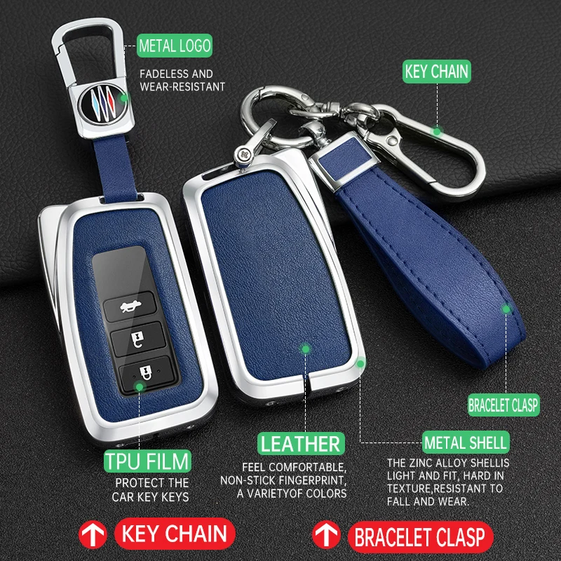 Car Key Cover Case for Lexus NX 200 NX300H RX 350 450H ES 350 ES 300h 4 Button Key Auto Accessories Holder