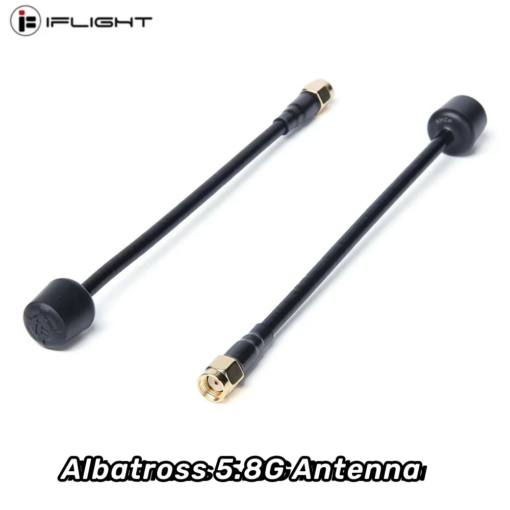 iFlight Albatross 5.8G 15CM SMA RP-SMA FPV Antenna 3Dbi 5000-6000MHz 150mm RHCP LHCP Long Space Line Antenna for FPV Drone Part