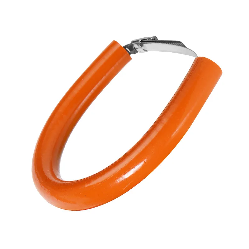 Off road motorcycle exhaust pipe anti drop scald ring, exhaust protection rubber ring, muffler colored anti scald rubber clamp 3