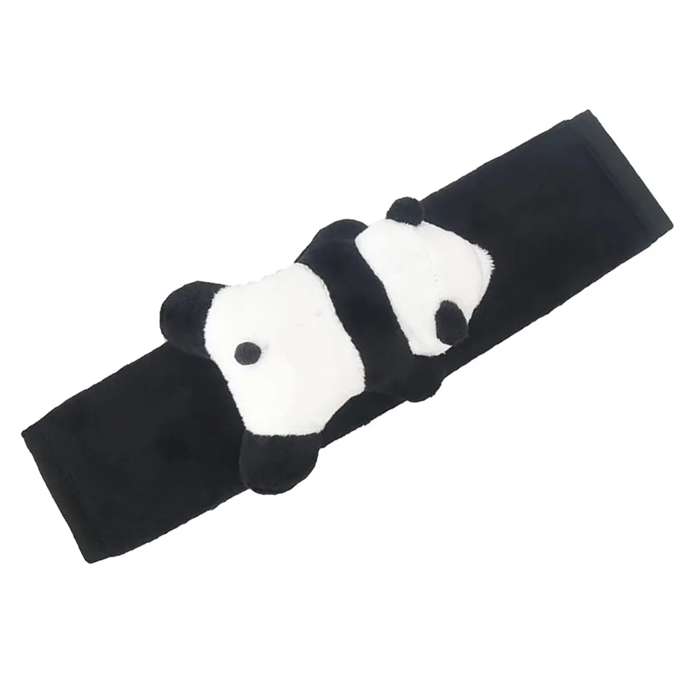 

Safety Belt Pad Cover Panda Design Auto Shoulder Cushion Covers for Adults Flannelette Soft Material Easy