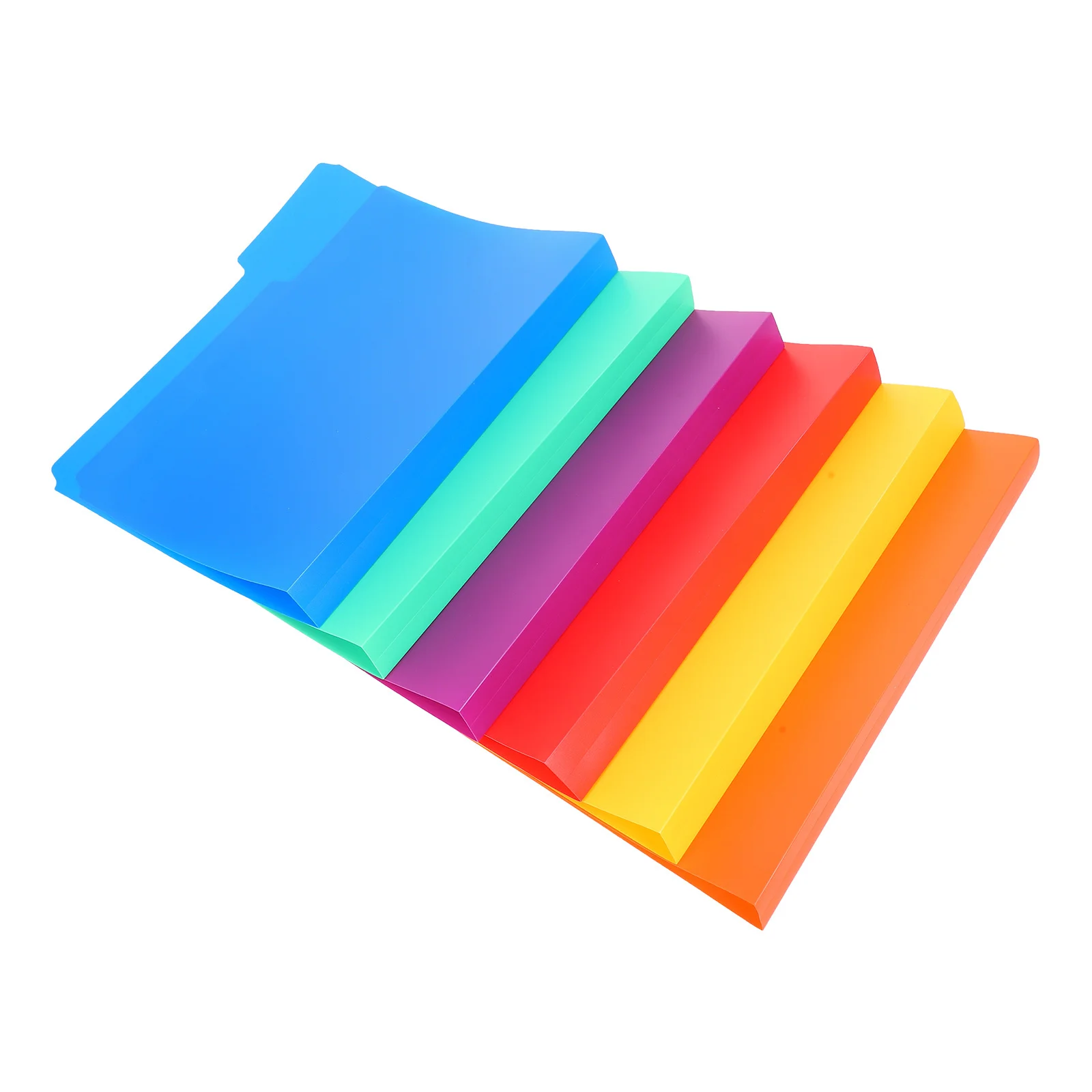 18Pcs Plastic File Folders Wearresistant Creative Design Document Organizer Multifunction File Folders Plastic