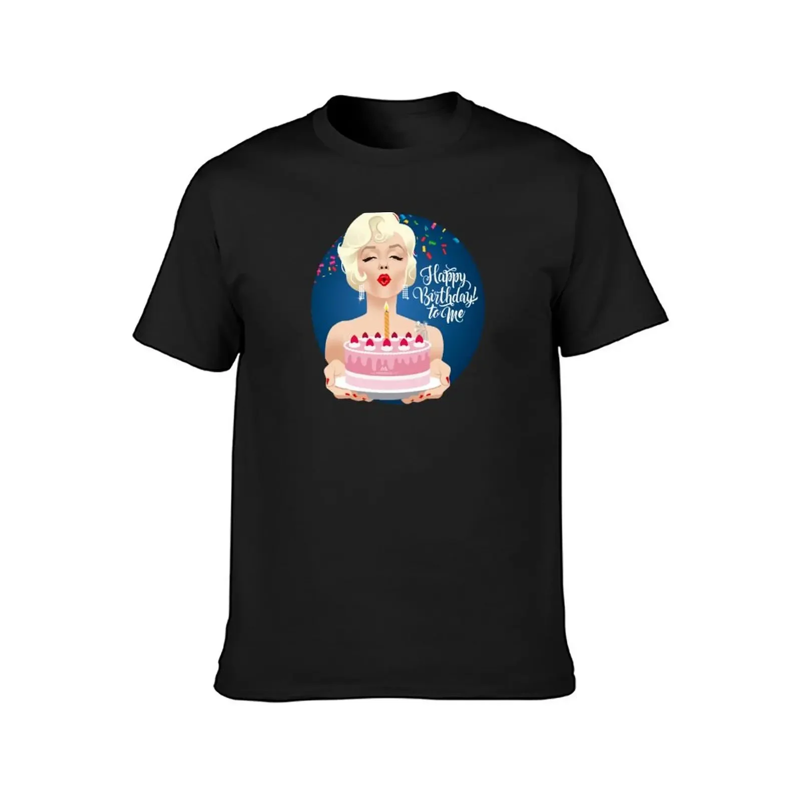 Happy birthday to me T-Shirt anime figures graphic shirts men graphic t shirts